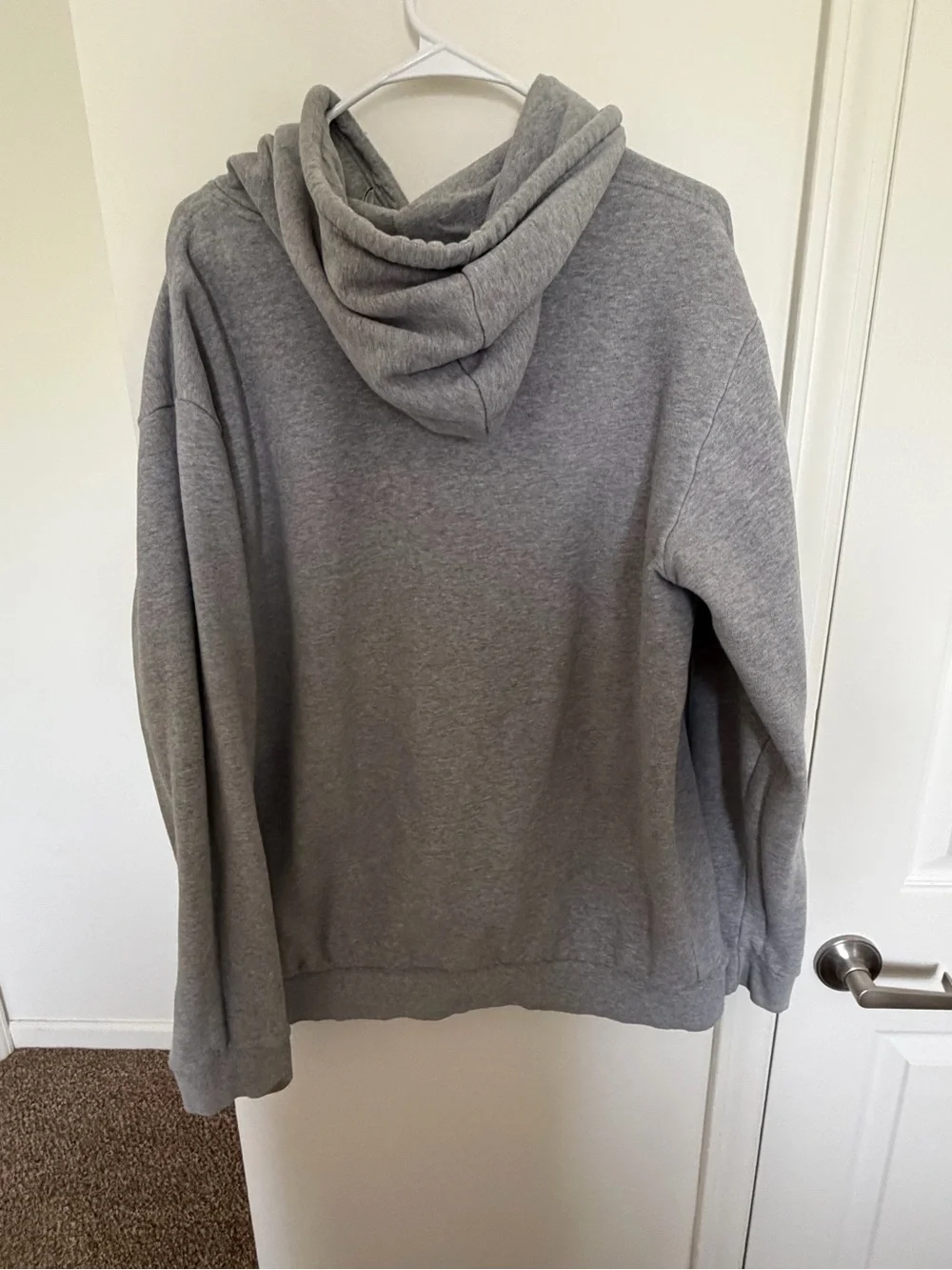 adidas Gray Trefoil Pullover Hoodie